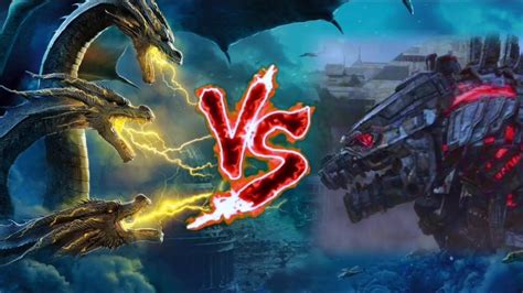 king ghidorah vs mechagodzilla.